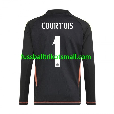 Fußballtrikots Real Madrid Thibaut Courtois 1 Torwart 2024-2025 Kurzarm Auswärts-trikot kaufen